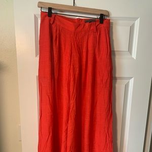Coral Wide Leg Pants